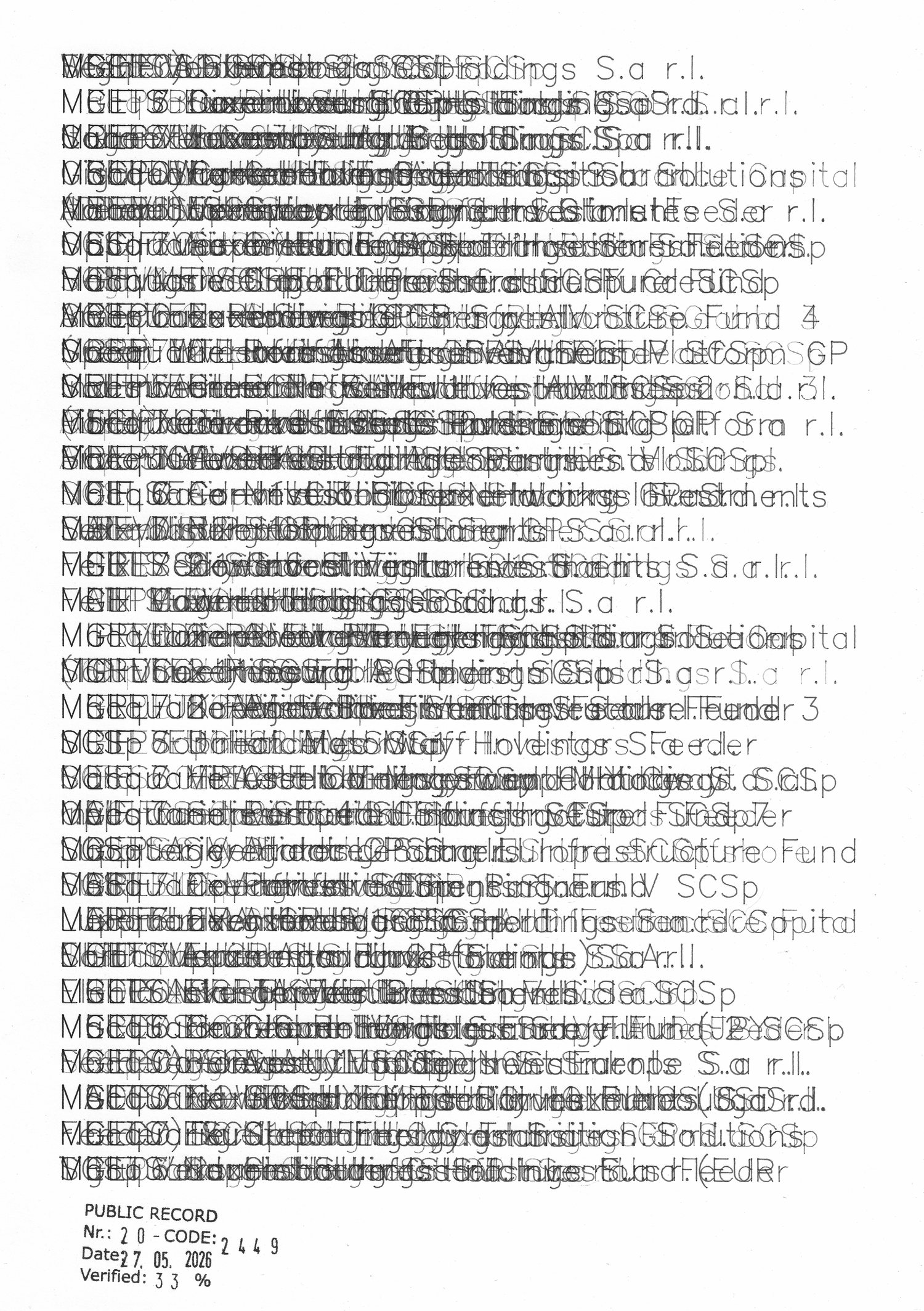 Busier again. The overlap thickens into a grey mass across the middle of the page.